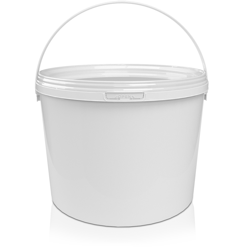10ALDL-Special Bucket 10L ALDL sp white without lid PP (0.298 kg)