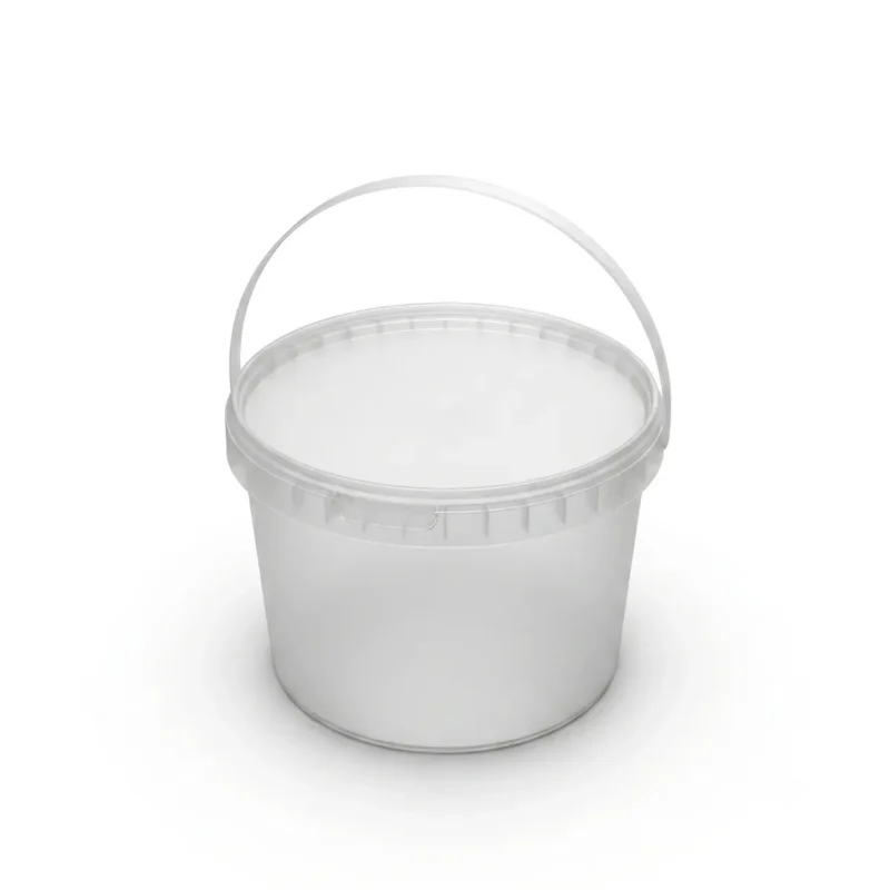 Ämber 2,0 L läbipaistev + läbipaistav kaas PP (0,0955 kg)