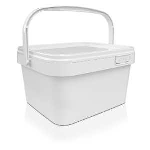 5-KWN Bucket 10 L KW square without lid PP (0.372 kg)