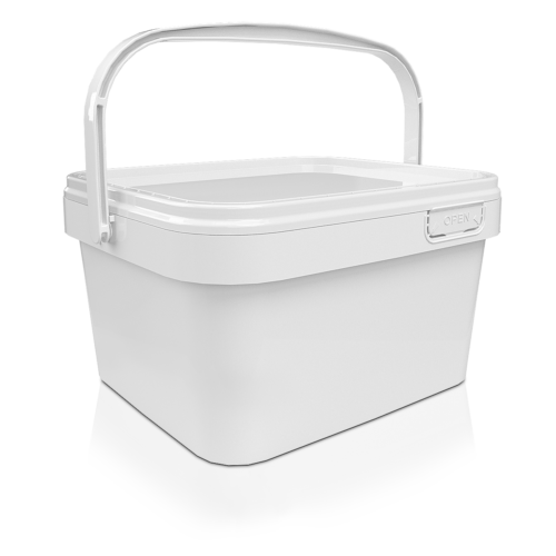 5-KWN Bucket 10 L KW square without lid PP (0.372 kg)