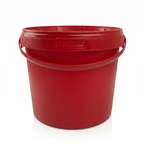 Bucket 5 L ALDL red without lid PP (0.166 kg)